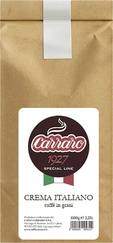    Caffe Carraro Crema Italiano, 1 