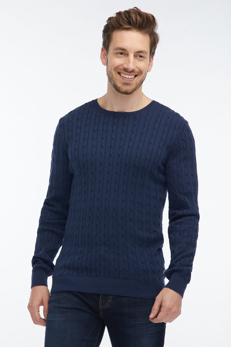   Mustang Cable Knit Jumper, : -. 1006947-5334.  M (48/50)